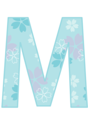 アルファベット「M」