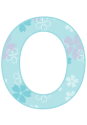 アルファベット「O」