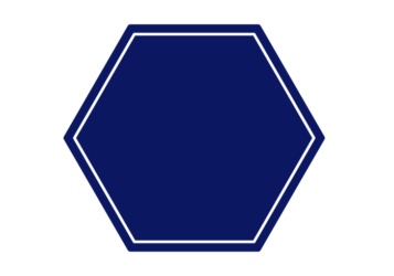 六角形フレーム（塗りつぶし）