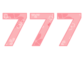 飾り数字「777」