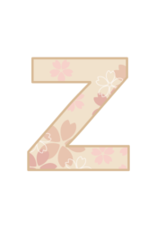 アルファベット「z」