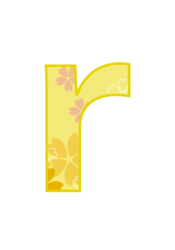 アルファベット「r」