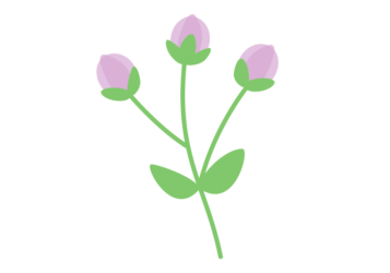 抽象花（シンプルデザイン）