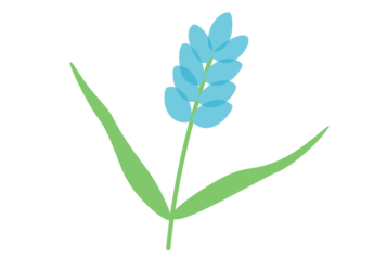 抽象花（シンプルデザイン）