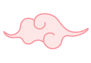 和風デザイン（雲文様）