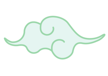 和風デザイン（雲文様）