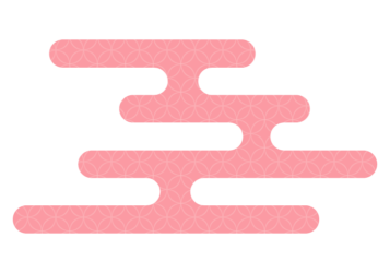 和風デザイン（雲文様）