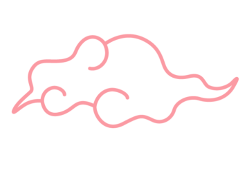 和風デザイン（雲文様）