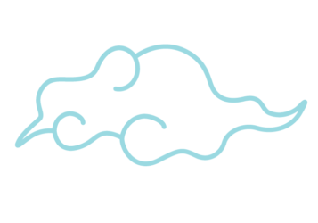 和風デザイン（雲文様）