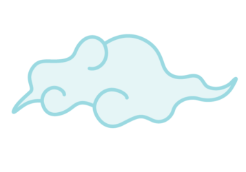 和風デザイン（雲文様）