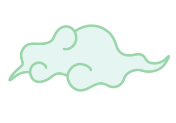 和風デザイン（雲文様）