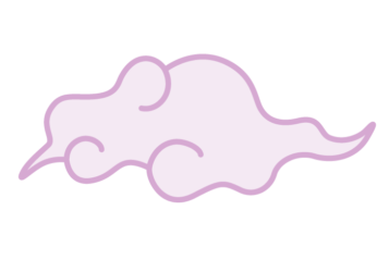 和風デザイン（雲文様）