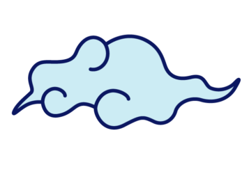 和風デザイン（雲文様）