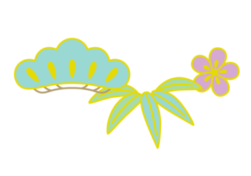 和風デザイン（松竹梅文様）