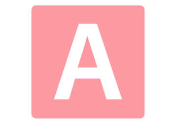 ロゴアルファベット「A」