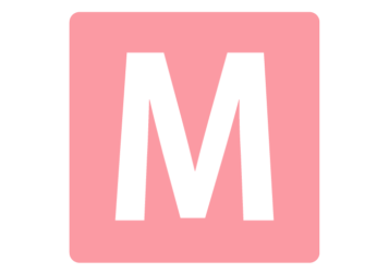ロゴアルファベット「M」