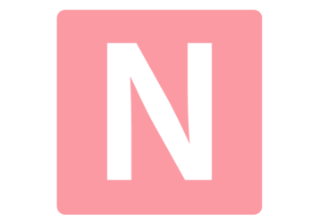 ロゴアルファベット「N」