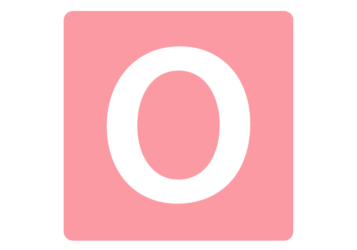 ロゴアルファベット「O」