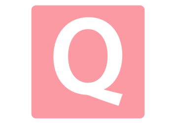 ロゴアルファベット「Q」