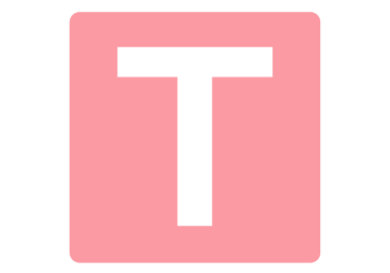 ロゴアルファベット「T」