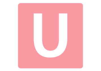 ロゴアルファベット「U」