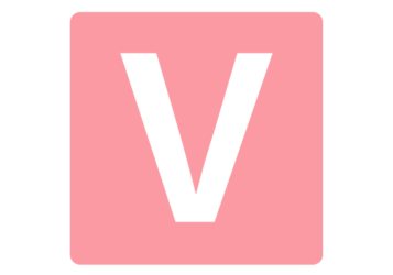 ロゴアルファベット「V」