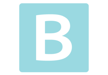 ロゴアルファベット「B」