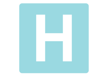ロゴアルファベット「H」