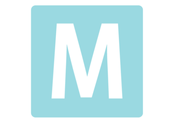 ロゴアルファベット「M」