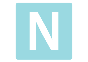 ロゴアルファベット「N」