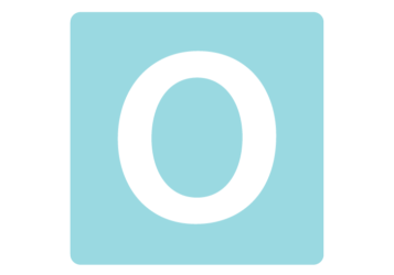 ロゴアルファベット「O」