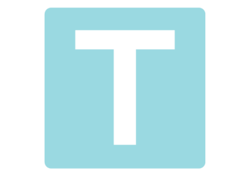 ロゴアルファベット「T」