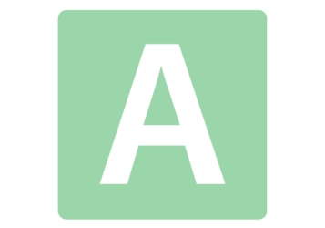 ロゴアルファベット「A」