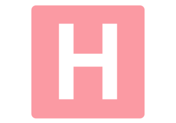 ロゴアルファベット「H」