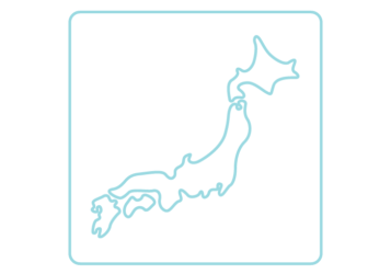 日本地図（シンプルロゴ）