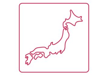 日本地図（シンプルロゴ）