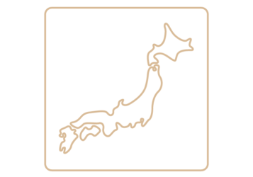 日本地図（シンプルロゴ）