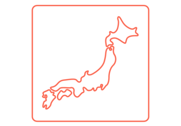 日本地図（シンプルロゴ）