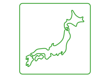 日本地図（シンプルロゴ）