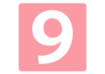 数字ロゴ「9」