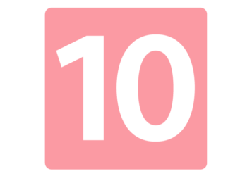 数字ロゴ「10」