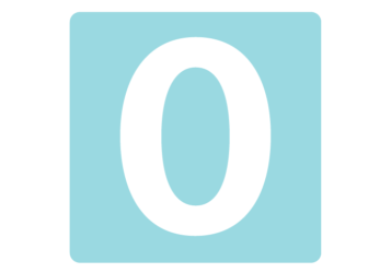 数字ロゴ「0」