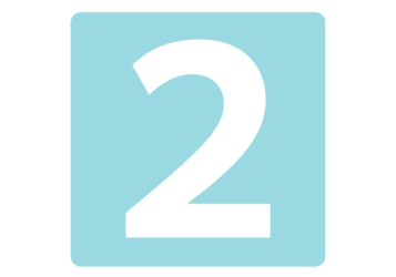 数字ロゴ「2」
