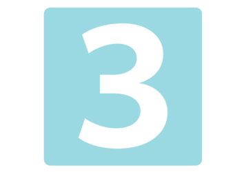 数字ロゴ「3」