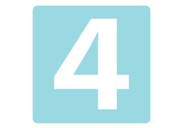 数字ロゴ「4」