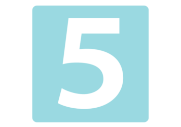数字ロゴ「5」