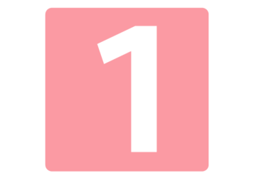 数字ロゴ「1」