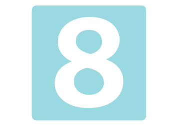 数字ロゴ「8」