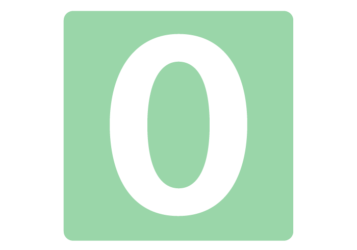 数字ロゴ「0」