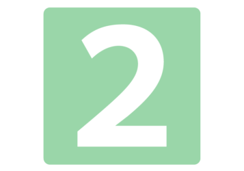 数字ロゴ「2」